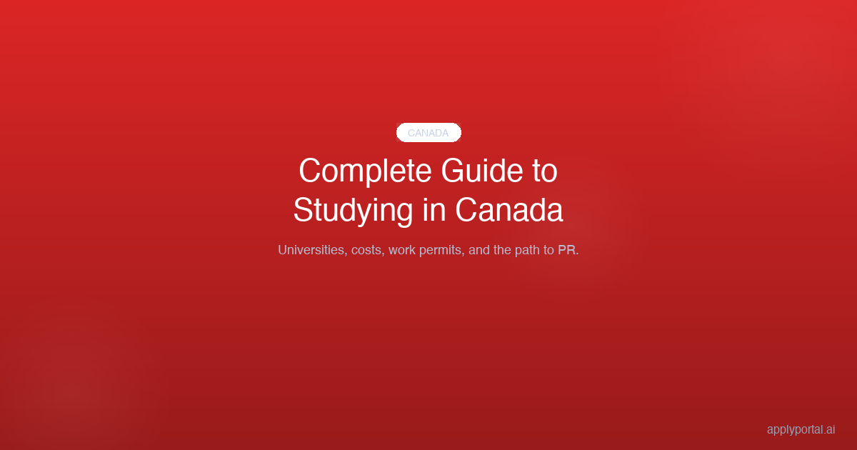 Complete Guide to Studying in Canada in 2026